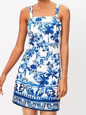 NWOT Loft Linen Beach Vacation Dress